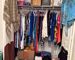 Clothes and box lots 
