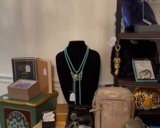 Heidi Daus Jewelry and American Leather Crossbody and Wallet  