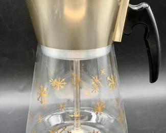 David Douglas flameproof glass coffee pot/carafe Atomic Starburst
