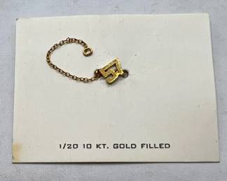 1/20 12K Gold Filled Pin — 1957
