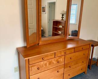 Shaker Style Mirrored Dresser
