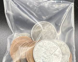 Wheat Cents & 1943 Steel War Pennies Mystery Lot
