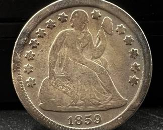 1859-O Seated Liberty Dime
