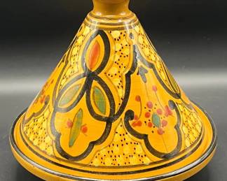 Moroccan Handmade Pottery Serving Tajine — Ceramique Arfaoui Nabeul
