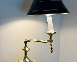 Brass Swing Arm Desk Lamp
