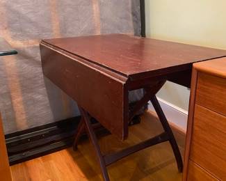 Antique folding table