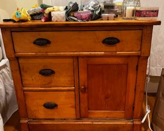 Small solid wood dresser