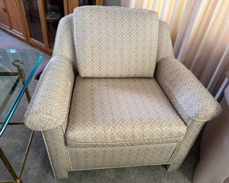 Pristine, clean, decorator approved, club chair, one of two