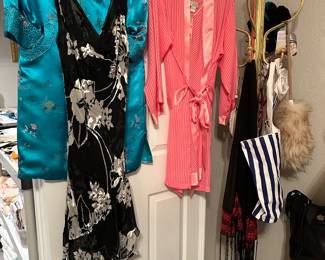 So many fun clothes we just hung them everywhere