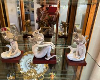 Lladro Mermaid figurines