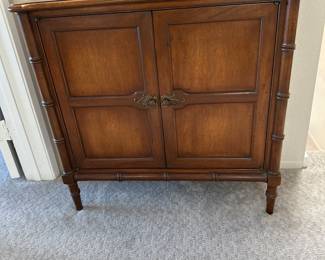 Sweet, small cabinet for extra storage with a very narrow footprint