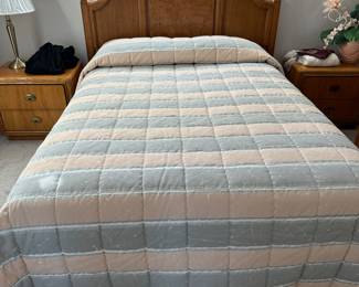 Guest bedroom shown with bedding as found