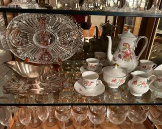 German Bavaria, tea or coffee set with demitasse cups and saucers