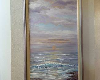 One of many original, very large oil paintings
