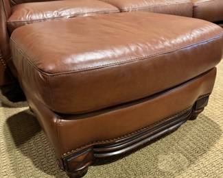 Leather Ottoman