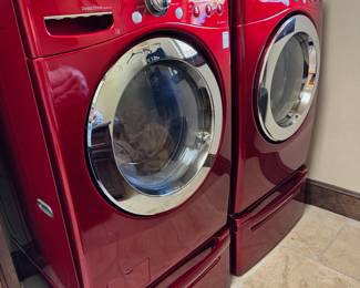 LG washer and dryer