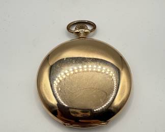 14K Gold Hunter Style watch