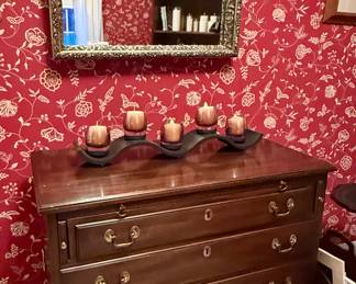 A fine Hinkle- Harris mahogany bachelor chest.