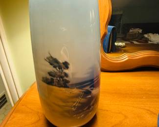 A pair of royal Copenhagen, lamps.