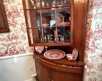A fine corner cabinet.