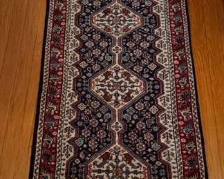 A fine Indian wool pile runner.