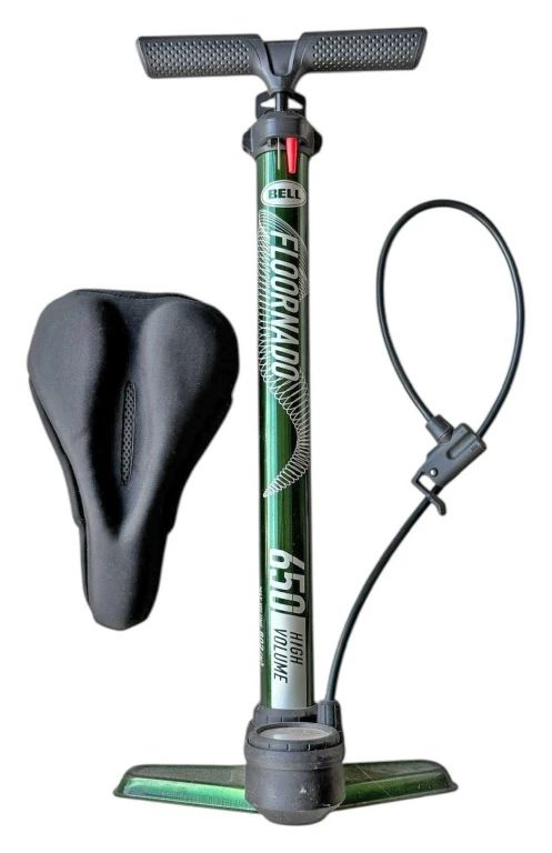 Bike Pump and Seat Cover