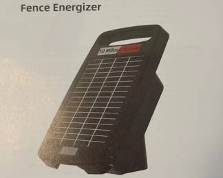 NEW Solar Powered Fence Energizer