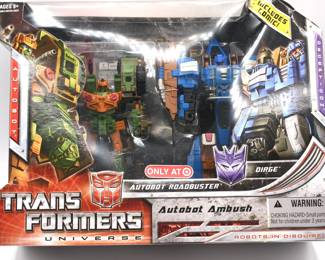 Hasbro Transformers Universe Autobot Ambush Roadbuster & Dirge Set