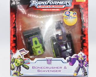 Hasbro Transformers Universe Robots in Disguise Bonecrusher & Scavenger Two-Pack, 2004