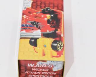 A Tiny Tins R.E.V. W.A.R.S. (Wicked Attack Recon Sportscar) Die-Cast Toy Car in Tin Case