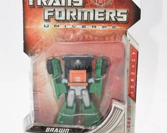 Hasbro Transformers Universe 25th Anniversary Legends Class Brawn Action Figure, Factory-Sealed