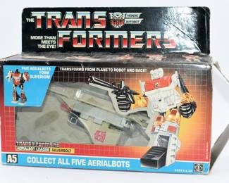 Transformers G1 Aerialbot Leader Silverbolt, 1986, In Original Box