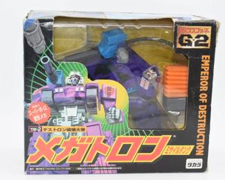 Japanese-Issue Takara Transformers G2 Megatron TRF-2 Action Figure, 1995, New In Box