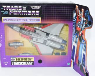 Hasbro Transformers Generation One Commemorative Series II Decepticon Starscream Action Figure, 2002