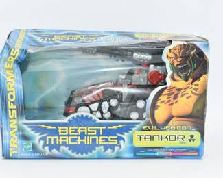 Transformers Beast Machines Evil Vehicon Tankor Tank Action Figure, 1999, Hasbro