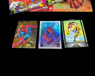 Marvel 1996 Spider-Man Premium, 1995 Fleer Utra Spider-Man Trading Cards & More