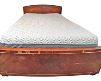 Midcentury Wooden Bed 