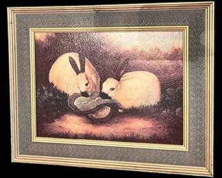 P. Rolence Folk Art Painting 