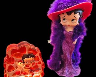 Betty Boop Porcelain Doll Paperweight 