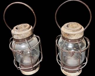 Vintage Railroad Lanterns 