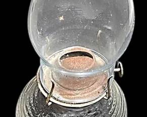 Vintage Beehive Style Oil Lamp 