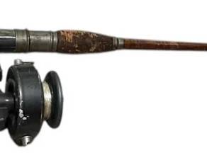 Vintage Actionglas Bamboo Fishing Rod 