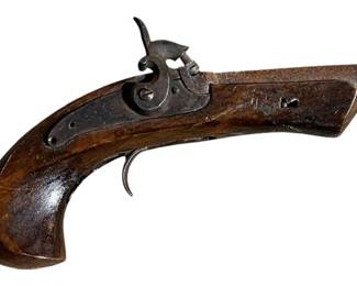 Vintage Wooden Toy Gun 