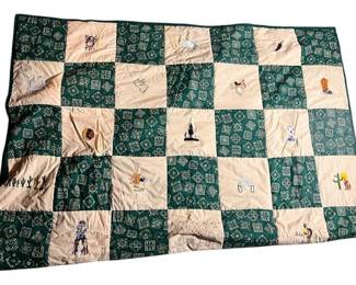 Handmade Patchwork Western Quilt 