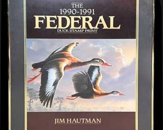 Framed Federal Duck Stamp Print 