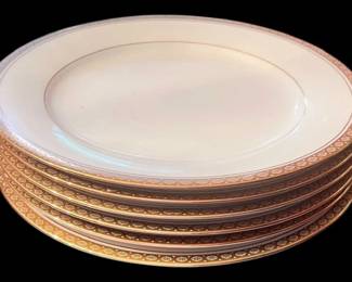 Noritake Metropolitan Gold Edge Plates 