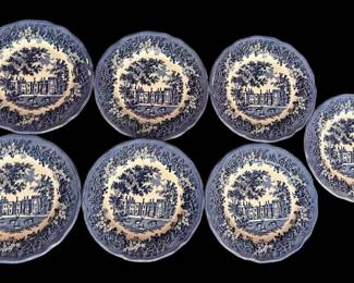 JG Meakin Merrie England Plates 