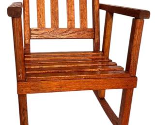 Toddlers Wooden Rocking Chair 