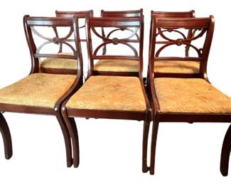 MidCentury Mahogany Dining Chairs 