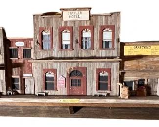 Wild West Main Street Diorama Wall Art 